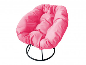 Кресло Пончик без ротанга розовая подушка в Чёрмозе - chyormoz.magazinmebel.ru | фото